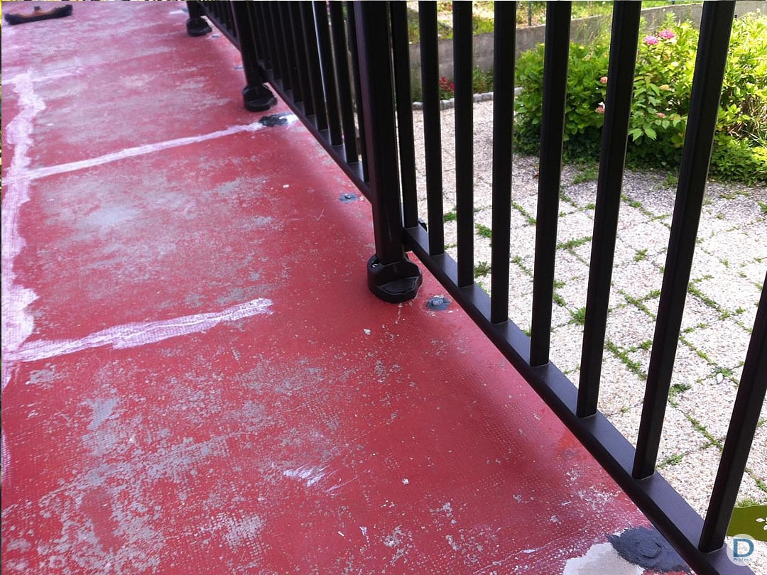 Dégâts infiltration balcon béton